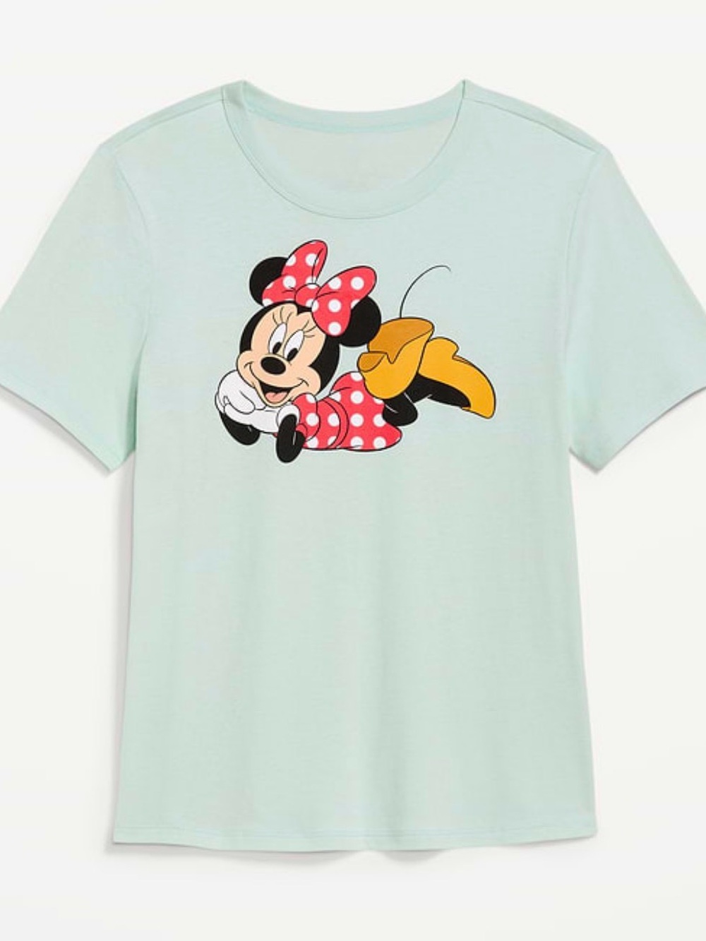 Old Navy Mint Green Minnie Mouse Short Sleeve Tee